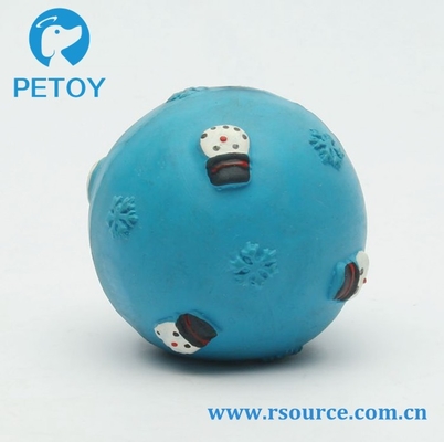 Lovely Christmas Latex toys durable dog ball toys
