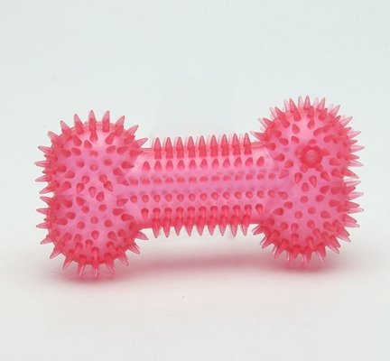 Customize Pink Plastic Toy Dog Bones ODM Service BSCI Certification