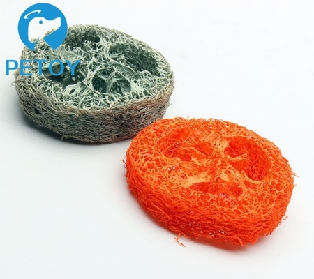 Colorful Loofah Puppy Durable Pet Toys Eco - Friendly Customized Size