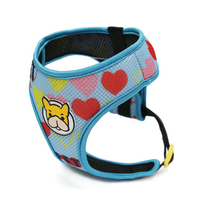 Chest 36-44cm  Neck 33-39cm Small Dog Collars Fiber PU Pet Durable Dog Lift