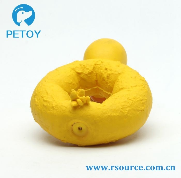 Lovely Latex Yellow pet duck interactive dog toy
