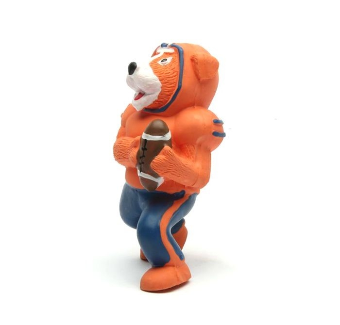 Commercial Interactive Latex Pet Toys  Sports Tiger Shape Customized Size