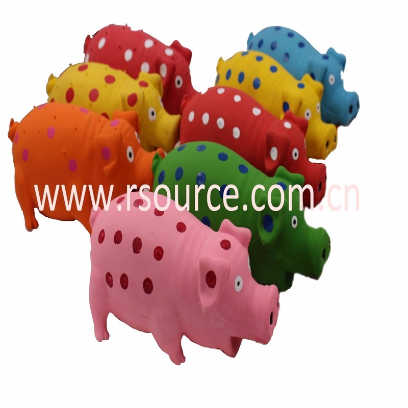 Latex toys latex squeaky pig toy
