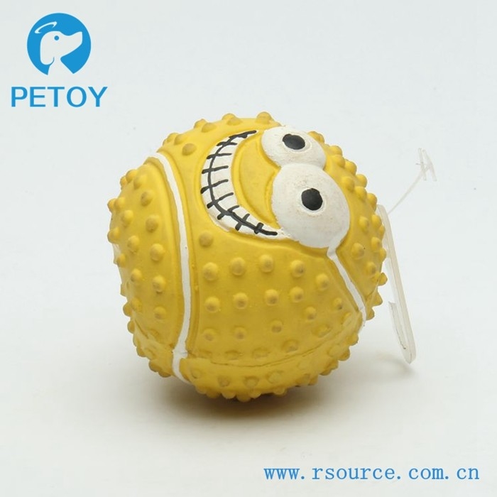 2019  eco-friendly Latex dog toys squeaky dog ball