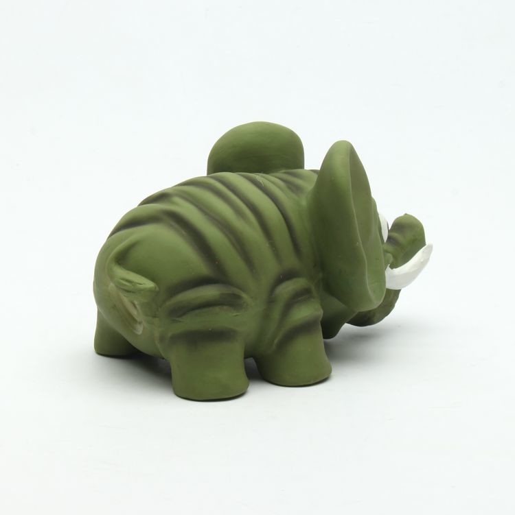 Lovely Stuffed Rubber Elephant Dog Toy Customized Size ODM Services