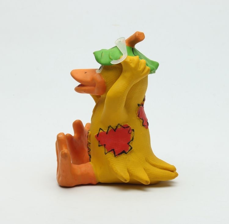 Commercial Jolly Latex Pet Toys , Lovely Squeaky Latex Duck Dog Toy