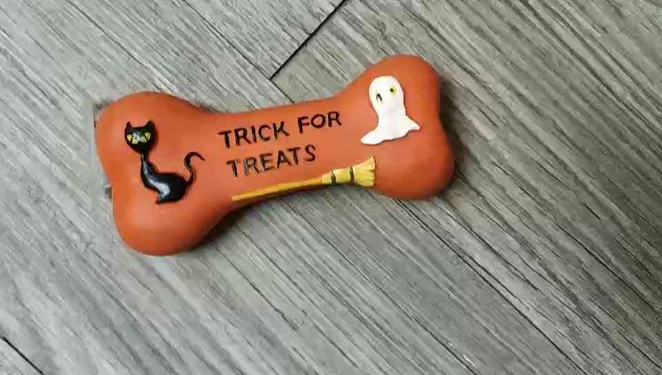 Halloween Bone squeaky dog toy healthy dog toy