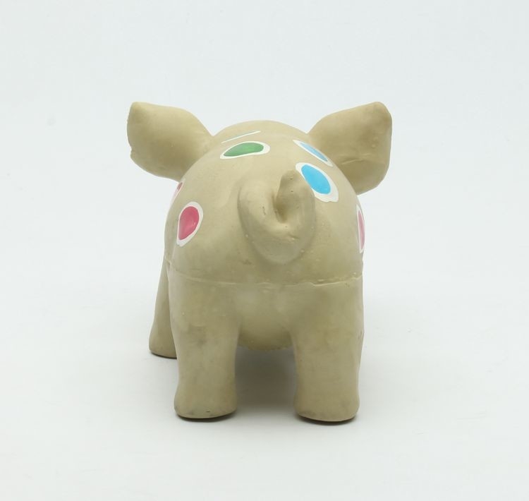 Wholesale Color customize Oinking Latex Squeaky dog toy pig