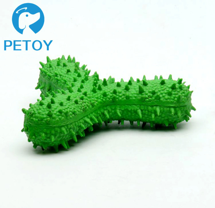 Eco - Friendly Interactive Squeaky Dog Toys For Aggressive Chewers 12cm Diameter