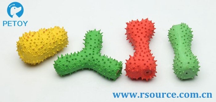 Eco - Friendly Interactive Squeaky Dog Toys For Aggressive Chewers 12cm Diameter
