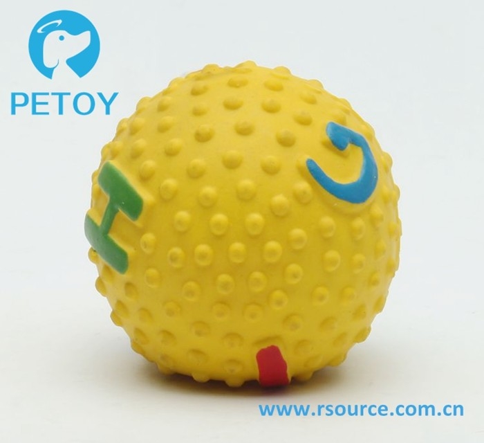 Latex Christmas gift dog toys rubber squeaky ball