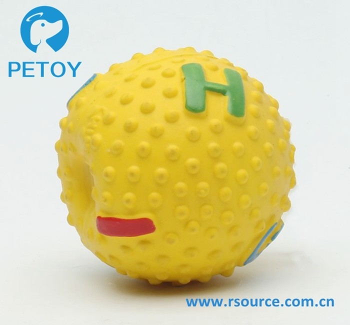 Latex Christmas gift dog toys rubber squeaky ball