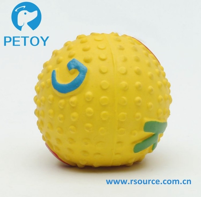 Latex Christmas gift dog toys rubber squeaky ball