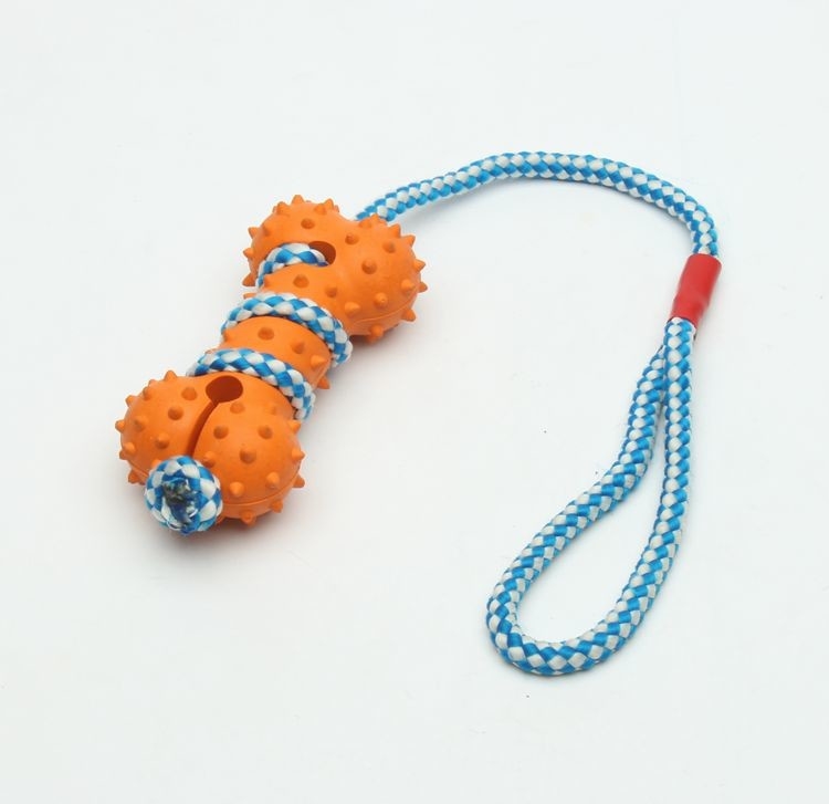 Bone Shape Heavy Duty Dog Rope Toy Cleaning Dog Toys Customized Color