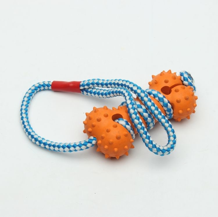 Bone Shape Heavy Duty Dog Rope Toy Cleaning Dog Toys Customized Color