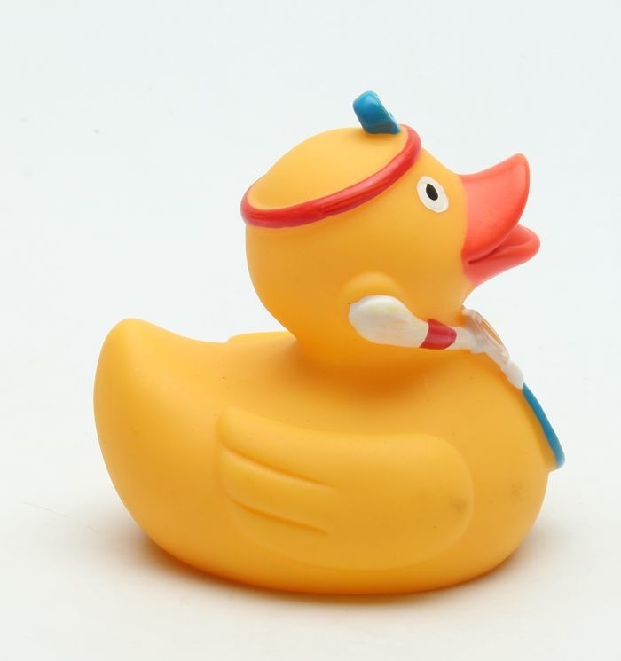 Non toxic Safe strong Vinyl dog squeaky toys pet duck toy