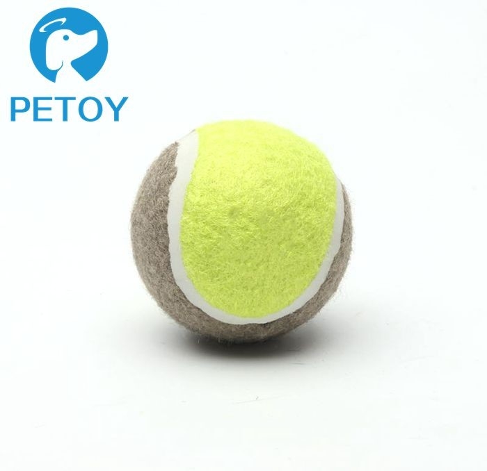 Outdoor Pet Training Durable Pet Toys / Large Tennis Balls For Dogs