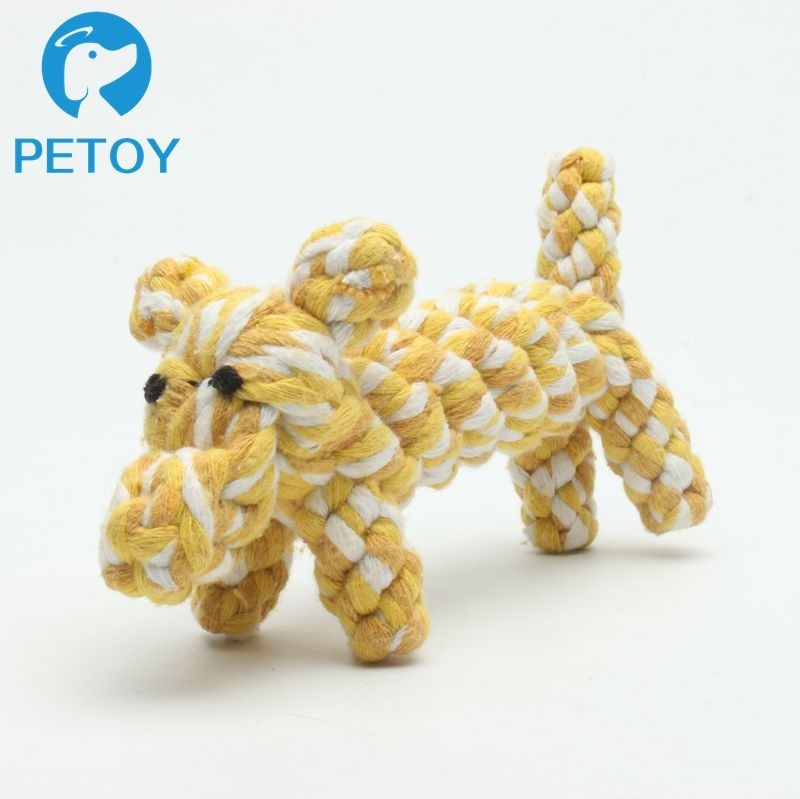 Eco - Friendly  Durable Pet Toys Cute Animal Shape For Tugging Chewing