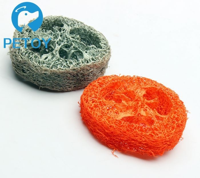 Colorful Loofah Puppy Durable Pet Toys Eco - Friendly Customized Size