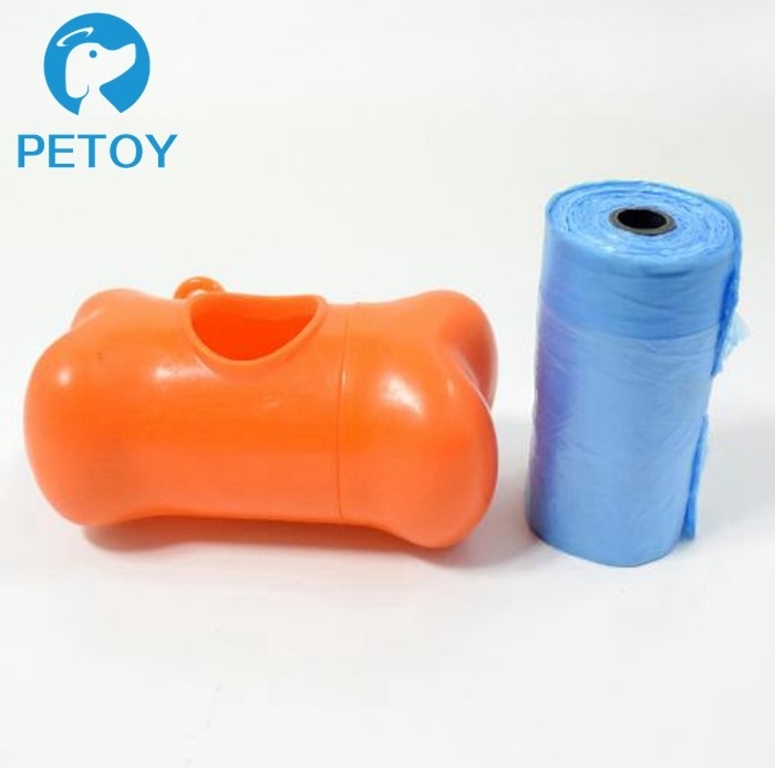 Environmentally Friendly Plastic Biodegradable Poop Bags With Dispenser 20 Bags / Roll