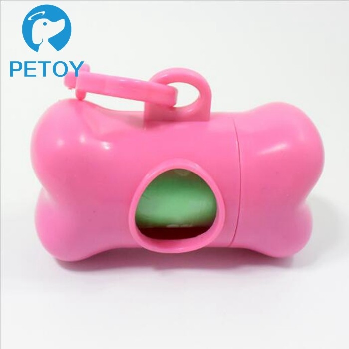 Environmentally Friendly Plastic Biodegradable Poop Bags With Dispenser 20 Bags / Roll