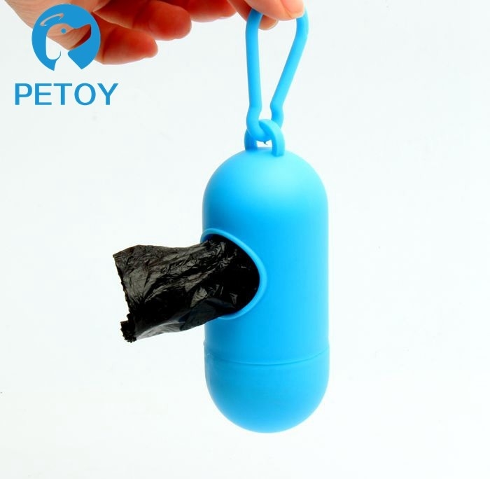 Disposable Biohazard Out Dog Waste Bags / Durable Dog Poop Pick Up Bags