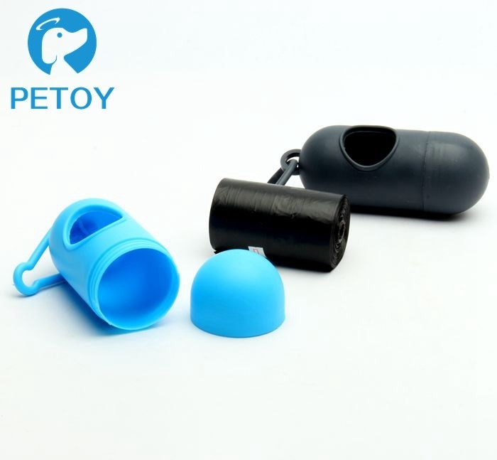 Portable Dog Biodegradable Poop Bags / Dog Waste Poop Bags  Customized Size