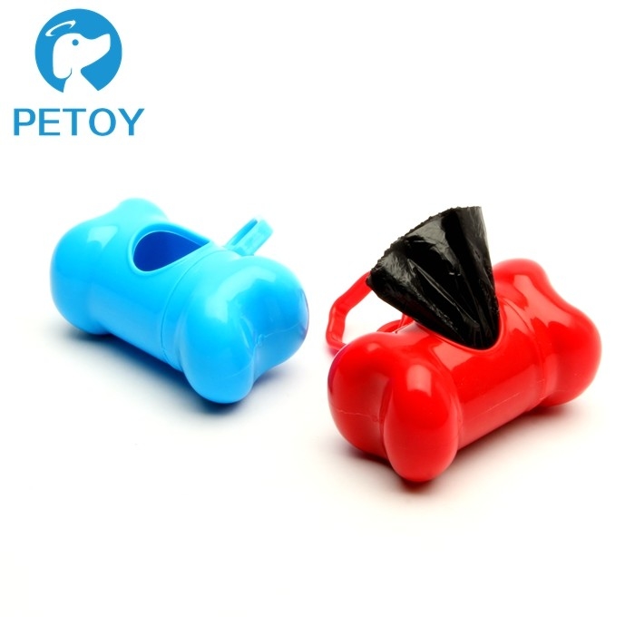 Customized Biodegradable Poop Bags , Dog Walking Poop Bags 15 G / Roll
