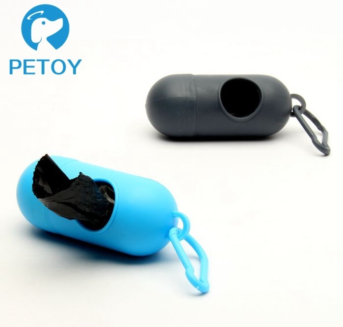Eco - Friendly Biodegradable Poop Bags , Leak - Proof Plastic Degradable Dog Bags
