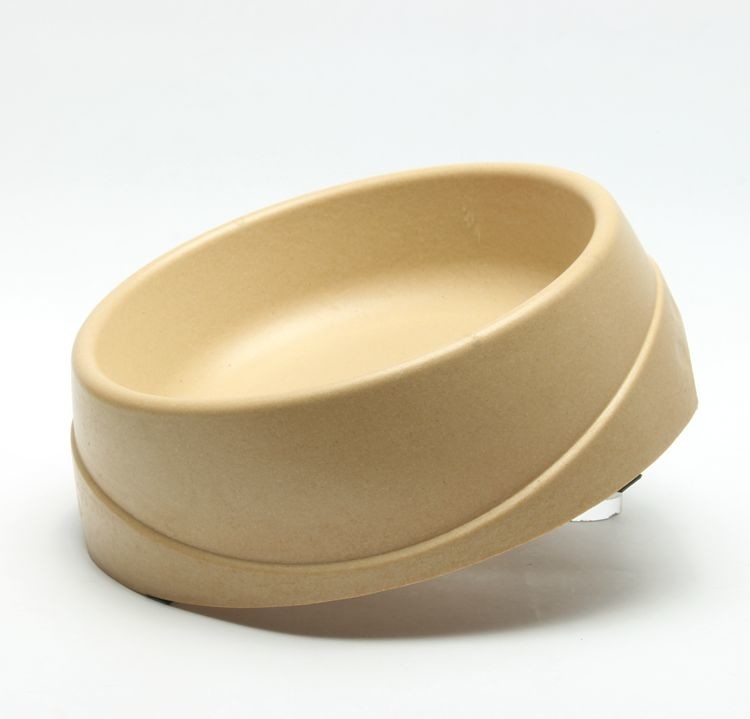 Customized  Xl Bamboo Pet Bowl Lightweight Long Service Life BSCI Approved