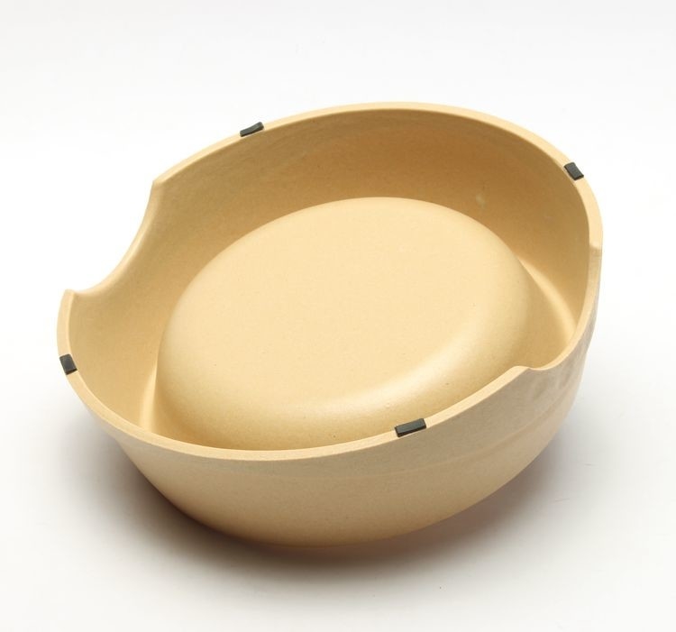 Customized  Xl Bamboo Pet Bowl Lightweight Long Service Life BSCI Approved
