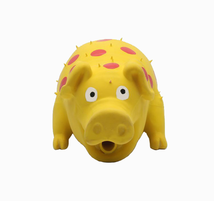 Non Toxic Pet Squeaky Rubber Duck Dog Toy Pig Latex Rubber Chicken Dog Toy