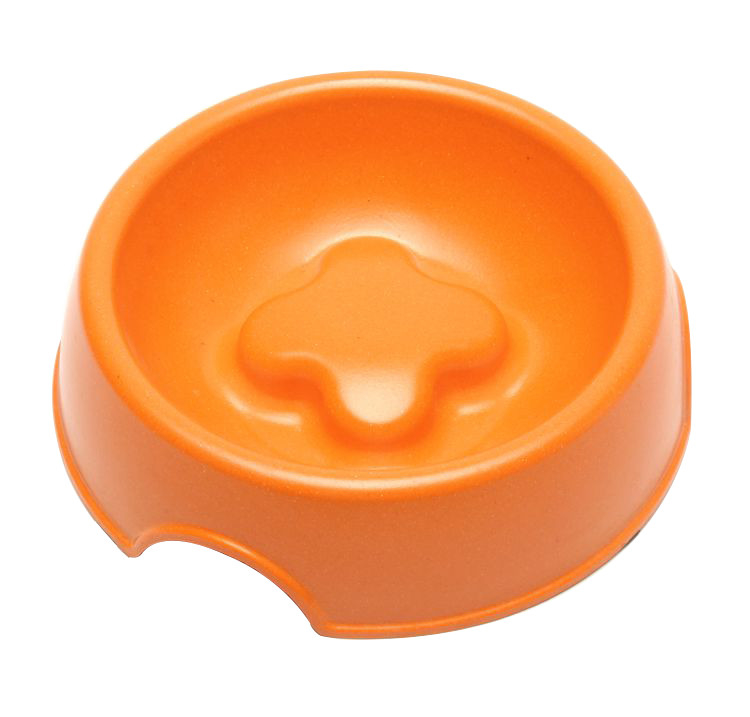 Anti Skid Natural Straw Plastic Slow Feed Dog Bowl Eco Friendly High Polish Finish