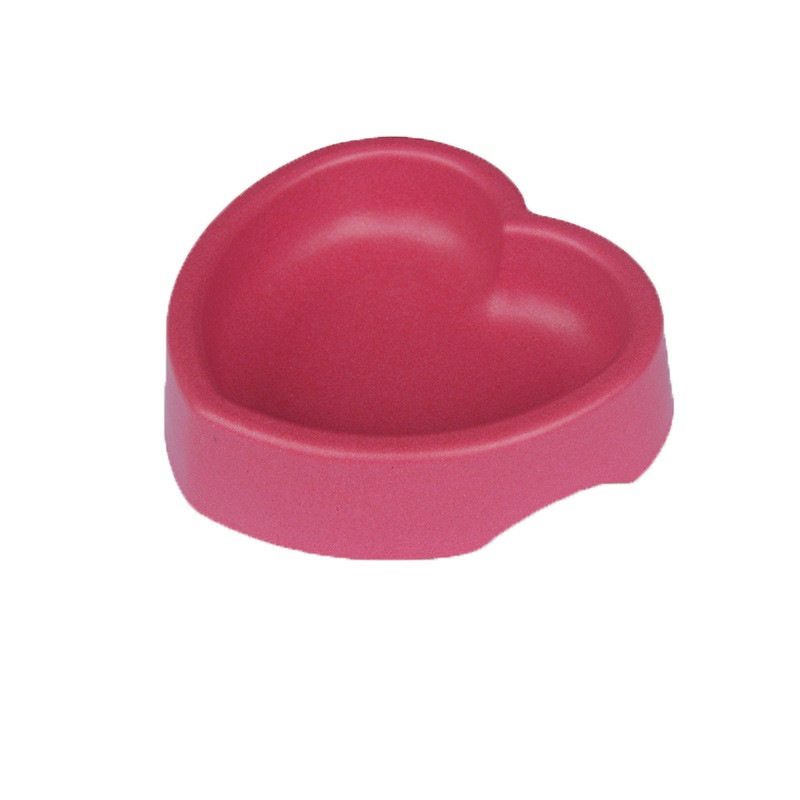 Heart Shaped Dog And Cat Bowls Cute Unbreakable Durable Pet Bowl 200g Weight