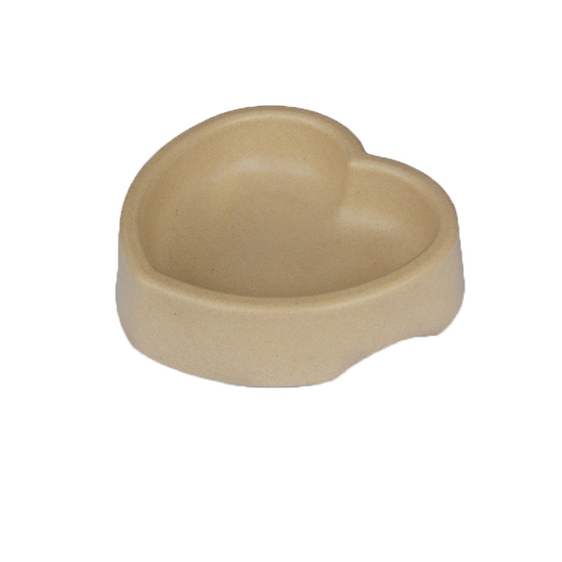 Heart Shaped Dog And Cat Bowls Cute Unbreakable Durable Pet Bowl 200g Weight